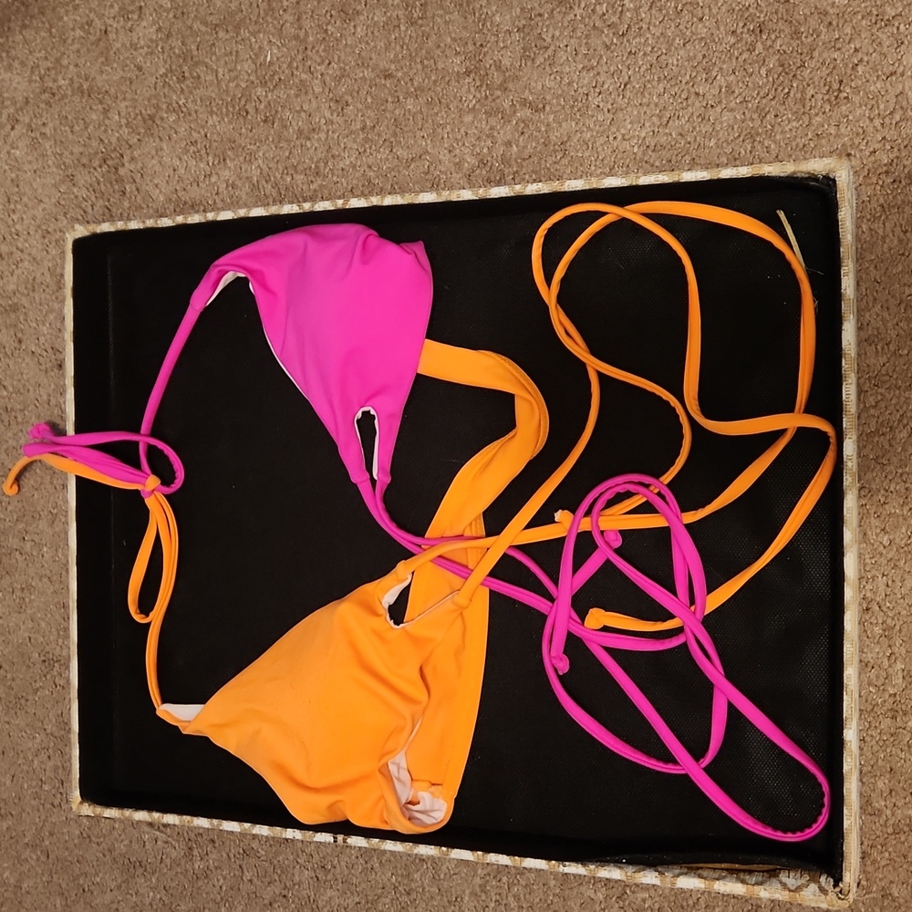 Tie around bikini top
